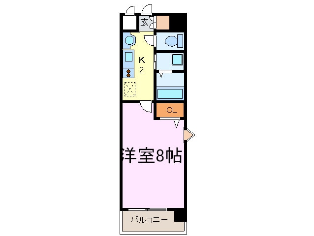 リアライズ記念橋の物件間取画像