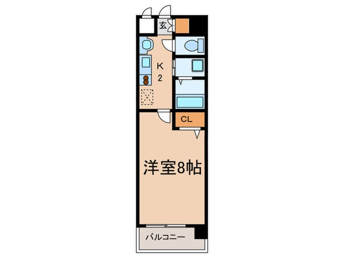 リアライズ記念橋の物件間取画像