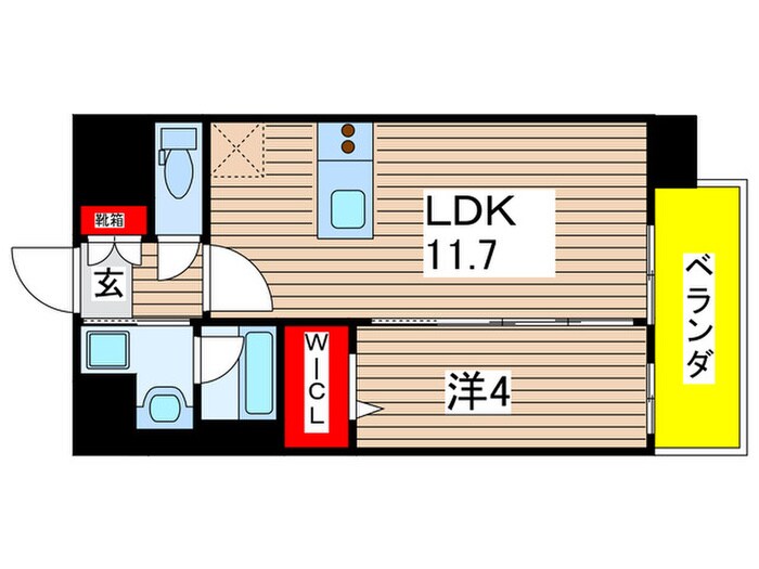 エルミタ－ジュ桜山の物件間取画像