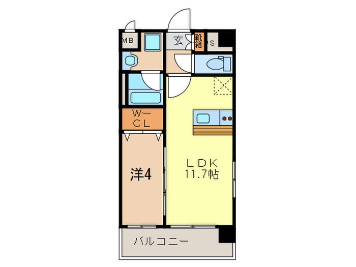 エルミタ－ジュ桜山の物件間取画像