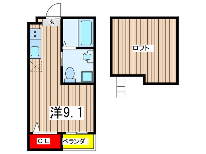 グランコートの物件間取画像