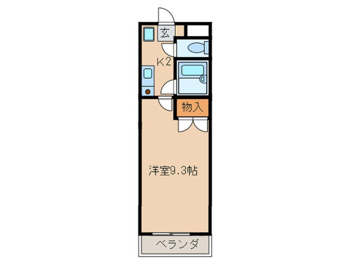 メゾン大橋の物件間取画像