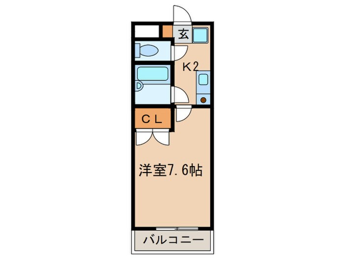 メゾン大橋の物件間取画像