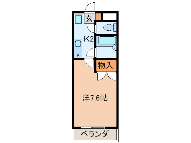 メゾン大橋の物件間取画像