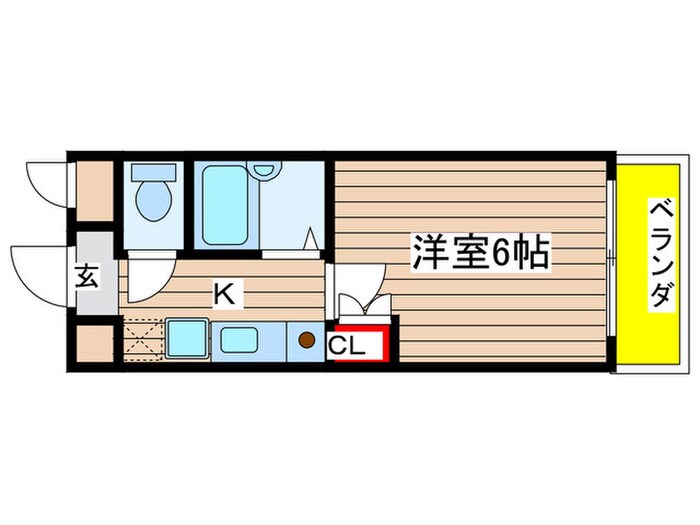 ドエル東外堀の物件間取画像