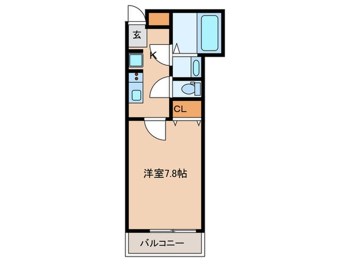 RESENCE CHIKUSAの物件間取画像