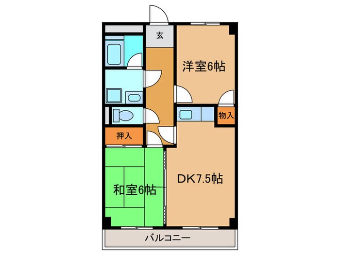 物件間取画像