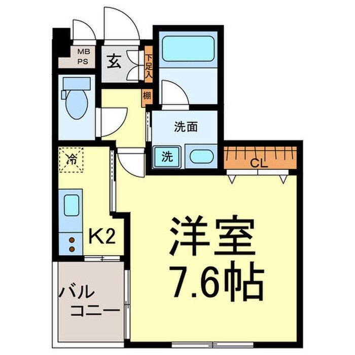 ロアール二子町の物件間取画像