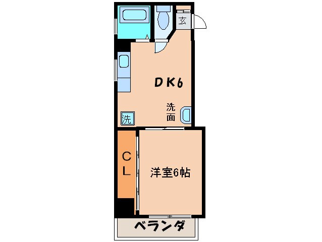 コーポグリーンハウスの物件間取画像