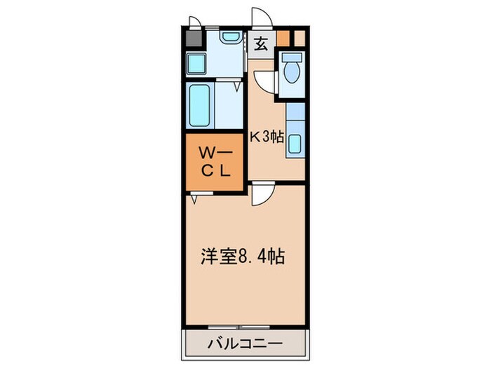 コンフォート西之島の物件間取画像