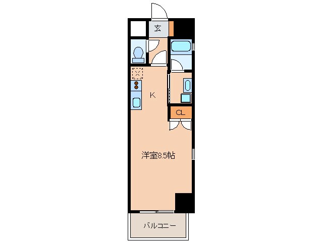 LUMINOUS東別院の物件間取画像