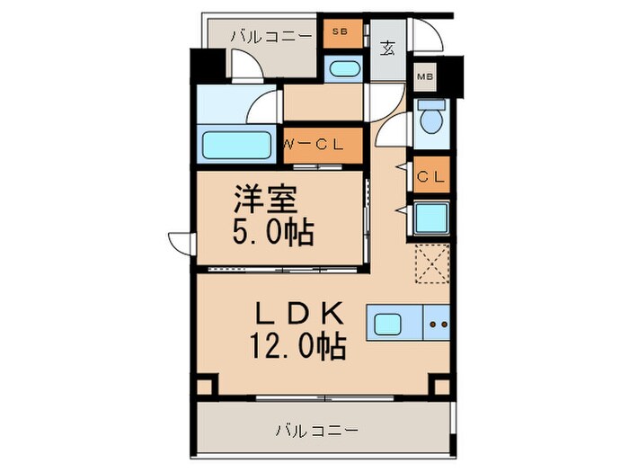 IZ-Residenceの物件間取画像