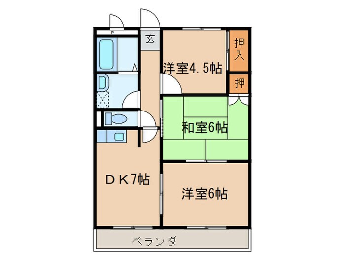 物件間取画像