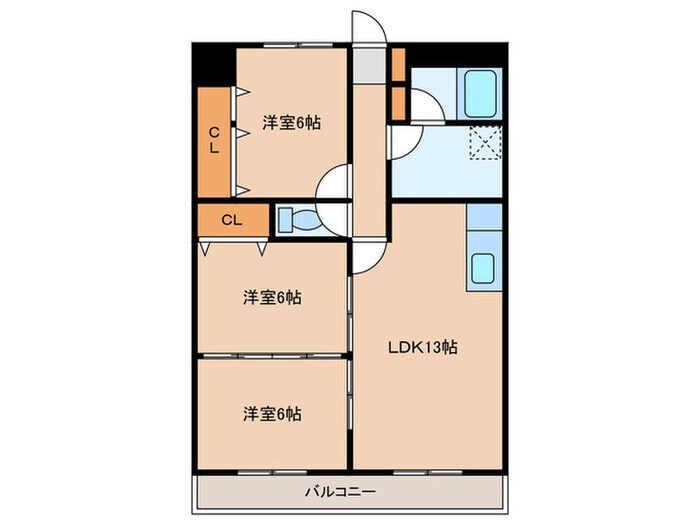 グランドメゾン徳川東（303）の物件間取画像