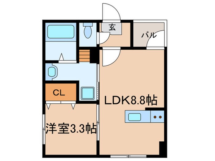 Maison　ailes岩塚の物件間取画像