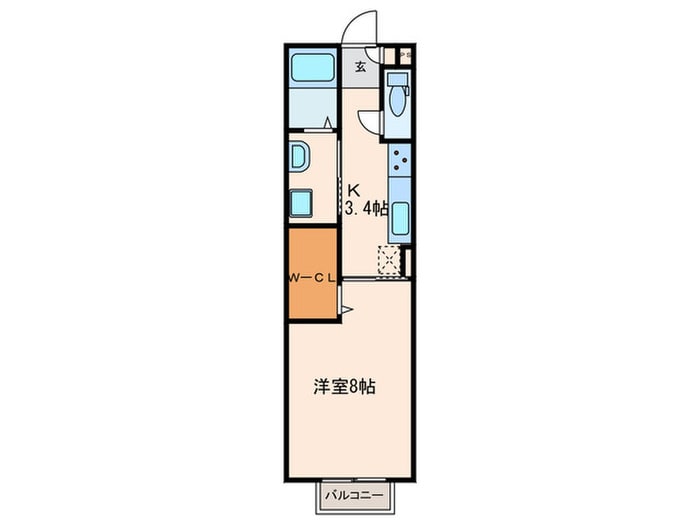 Ｄ－ｒｏｏｍ今池の物件間取画像