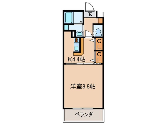 オリエンス小牧の物件間取画像