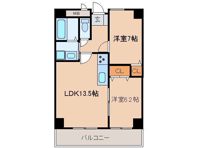 ドマ－ニ徳川園の物件間取画像