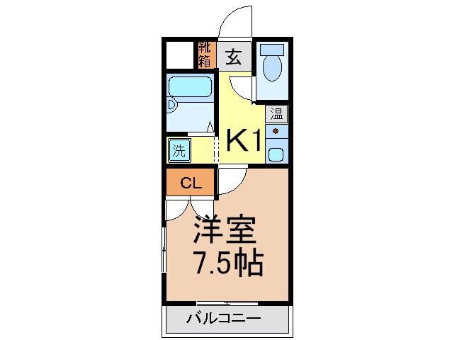 ビュ－テラスⅡの物件間取画像