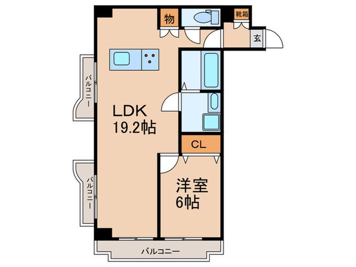 ﾗｲｵﾝｽﾞﾏﾝｼｮﾝ星ヶ丘(501)の物件間取画像