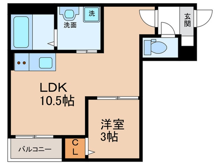 Jack kanseiⅢの物件間取画像