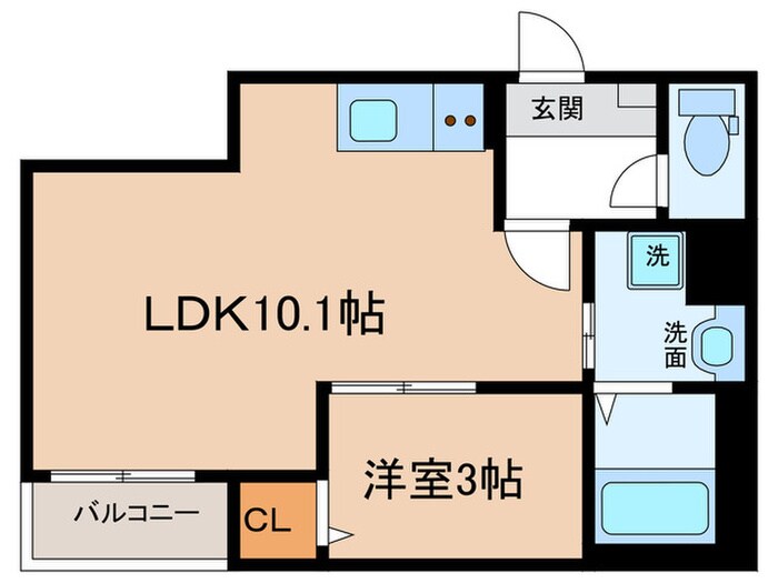 Jack kanseiⅢの物件間取画像