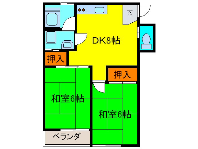 物件間取画像