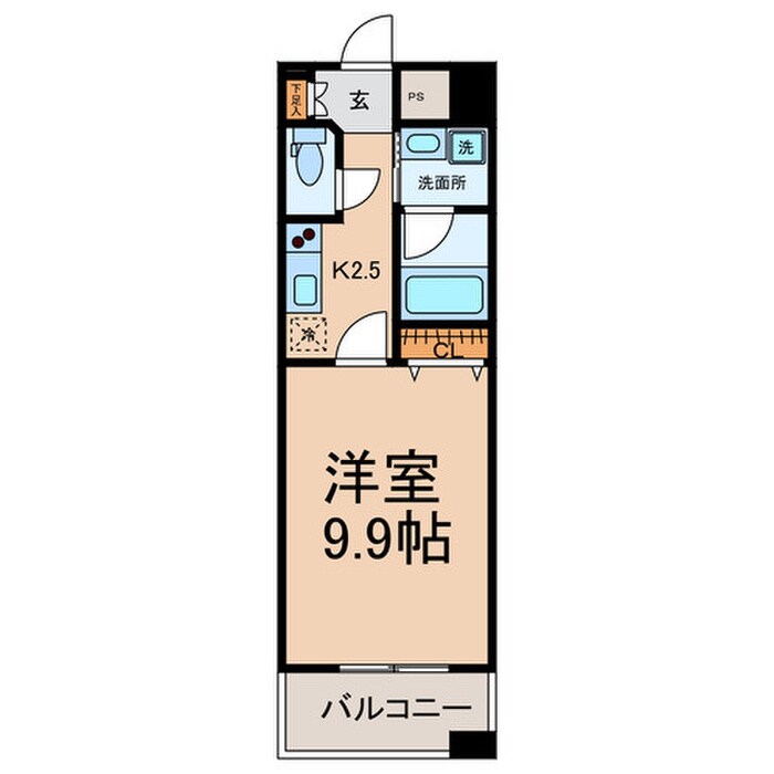 カーサビアンカ東岡崎の物件間取画像