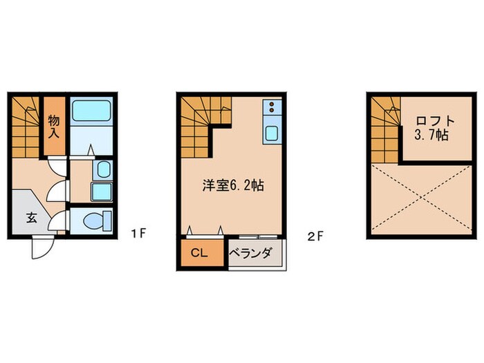 グランステート上名古屋の物件間取画像