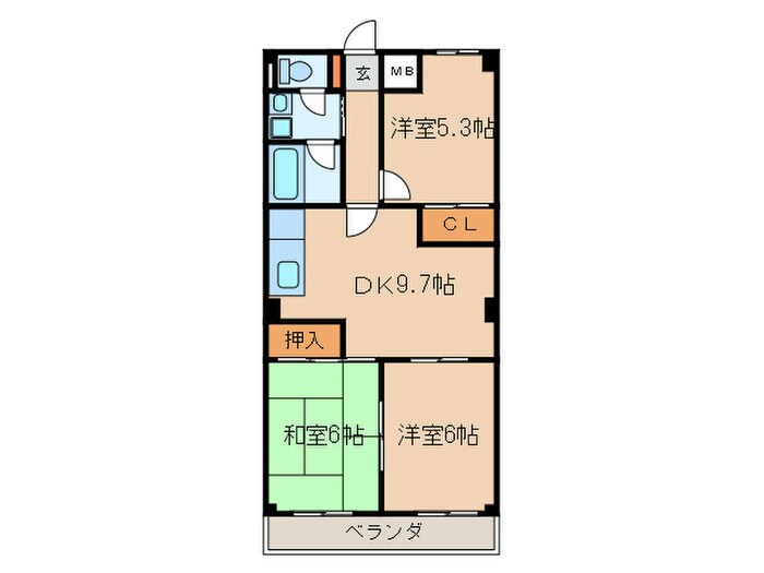 ロワ－ルパ－クの物件間取画像