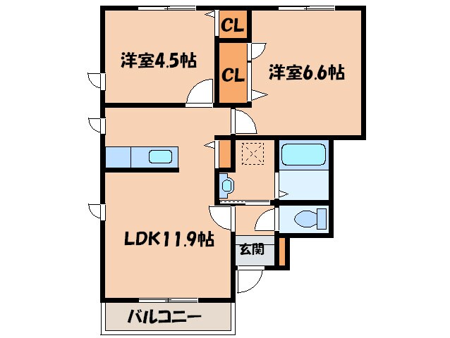 フォレストの物件間取画像