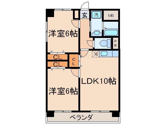 ブランメゾン辻本通の物件間取画像