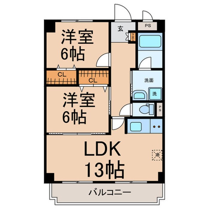 GreenAnnex2の物件間取画像