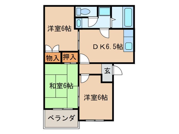 コ－ポリヨンの物件間取画像