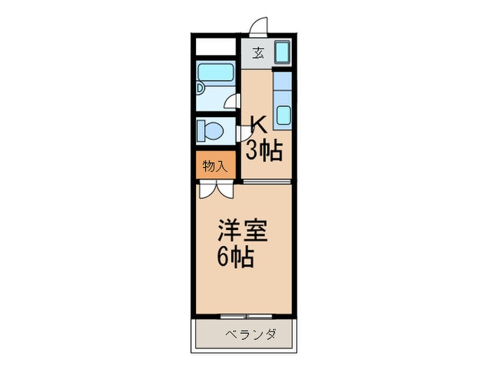 ユ－ハウス八事の物件間取画像