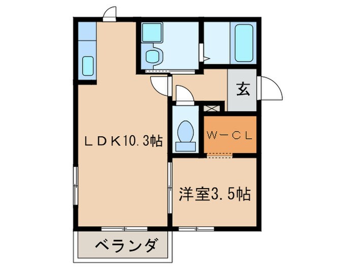 ＬＵＮＡ　ＣＯＵＲＴの物件間取画像