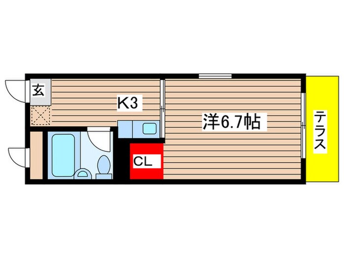 プチ長池ハイツの物件間取画像