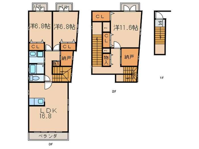 グリニッジハウスの物件間取画像