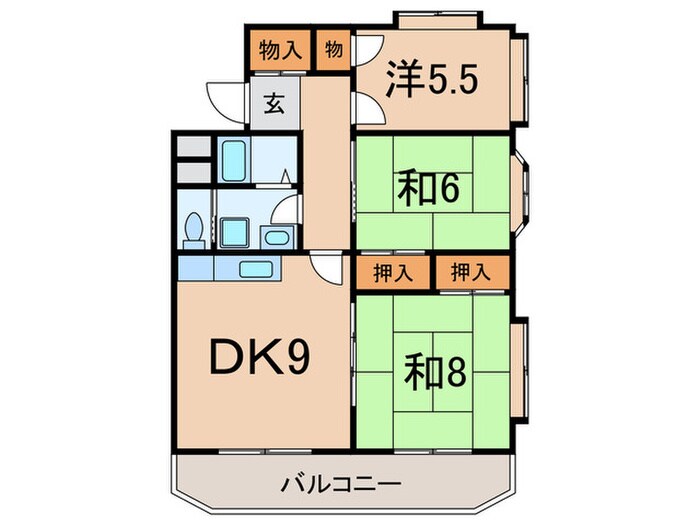 エクセルヤマヒロの物件間取画像