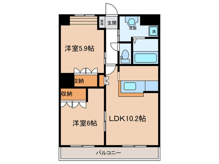 サンフォレスタの物件間取画像