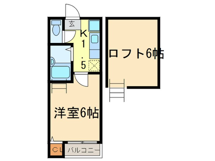 Ｌｏｆｔ日比野の物件間取画像