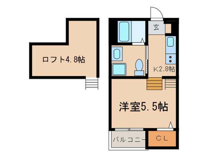 LA TACHE Ⅱの物件間取画像