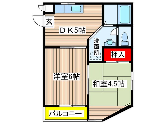 エポック鳴海の物件間取画像