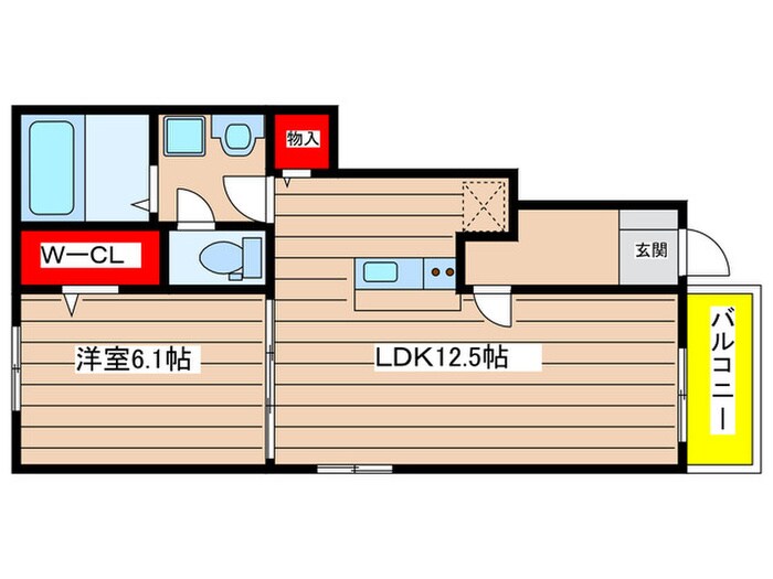 ココルの物件間取画像