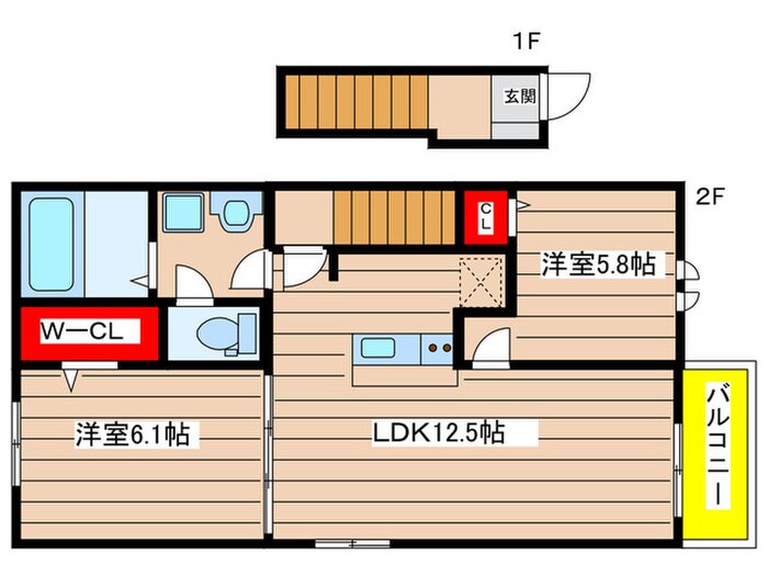 ココルの物件間取画像