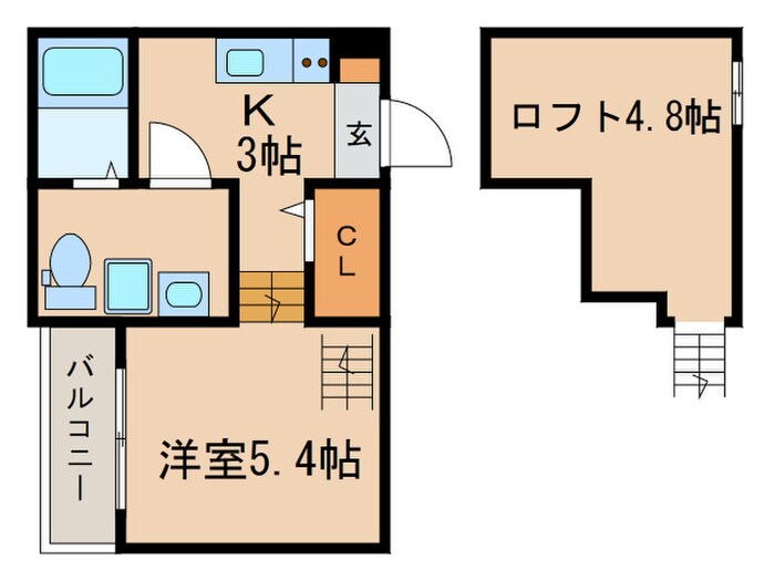ロッカフォルテの物件間取画像