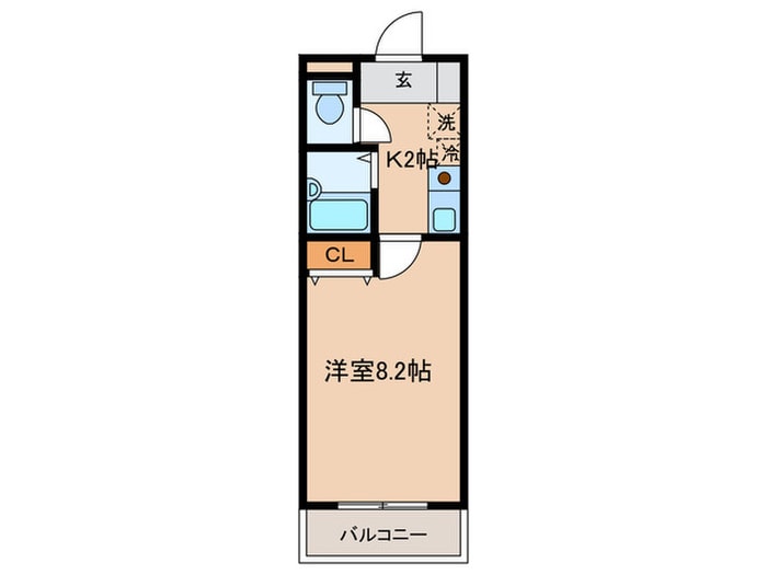 ＭＡＧＮＯＬＩＡＳ９９の物件間取画像