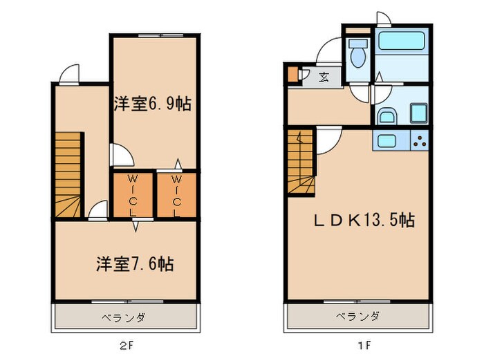 リーブルVentⅡの物件間取画像