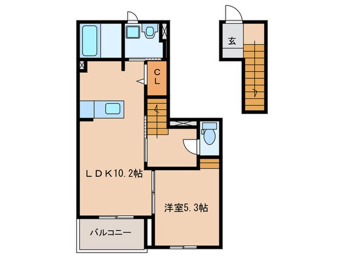 アルカンジュ八町通の物件間取画像