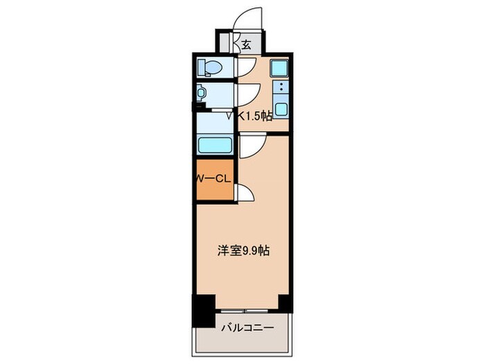 ﾌﾟﾚｻﾝｽ丸の内ﾘﾗﾃｨ(202)の物件間取画像